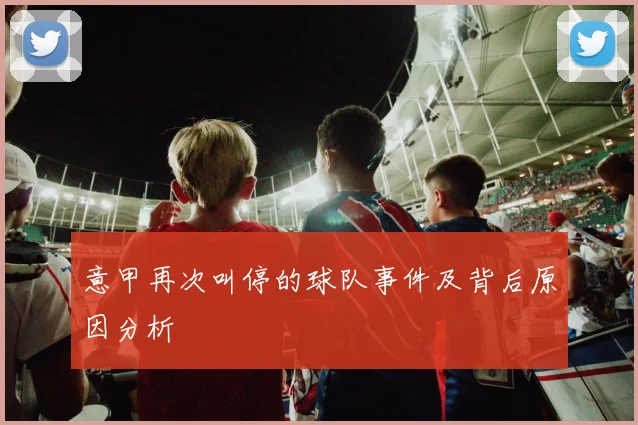 意甲再次叫停的球队事件及背后原因分析